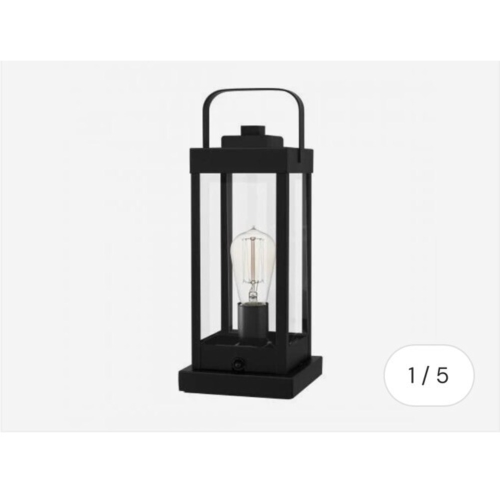 Quoizel WVR9806EK Westover Outdoor table lamp 1 light earth black Table Latern